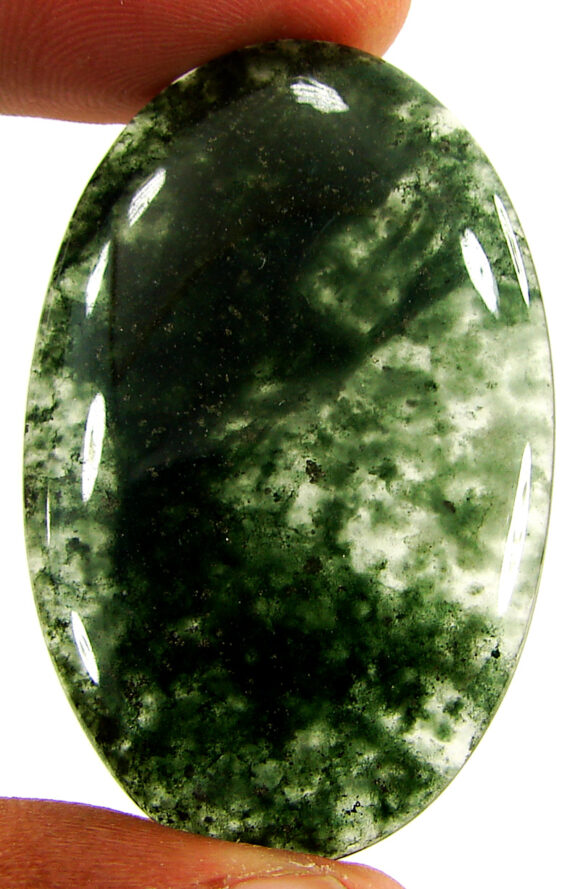 62.70 Ct Natural Star Moss Agate Loose Gemstone Cabochon Wire Wrap Stone - 22200