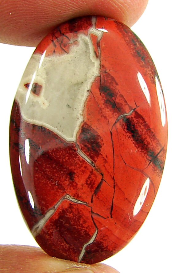 37.45 Ct Natural Coco Jasper Loose Gemstone Cabochon Wire Wrap Stone - 22251