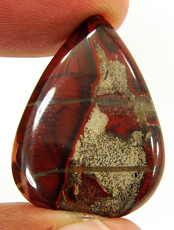 19.60 Ct Natural Coco Jasper Loose Gemstone Cabochon Wire Wrap Stone - 22290