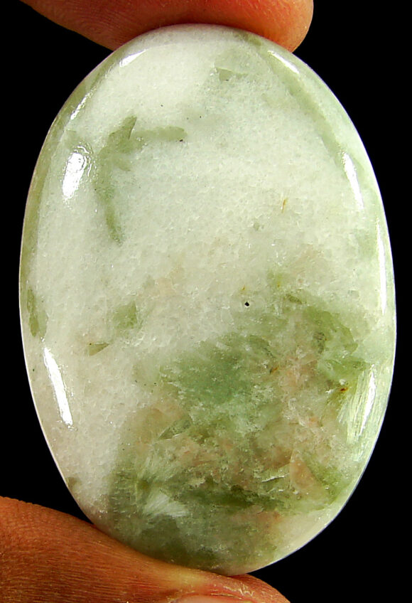 73.15 Ct Natural Seraphinite Loose Gemstone Stone Cabochon Wire Wrap Stone - 22352