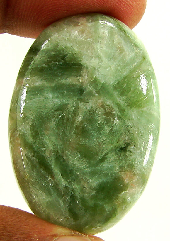 66.25 Ct Natural Seraphinite Loose Gemstone Stone Cabochon Wire Wrap Stone - 22353