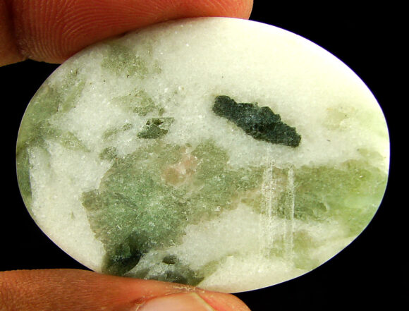 63.50 Ct Natural Seraphinite Loose Gemstone Stone Cabochon Wire Wrap Stone - 22358 - Image 2