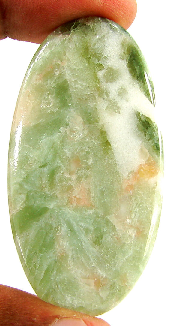 78.80 Ct Natural Seraphinite Loose Gemstone Stone Cabochon Wire Wrap Stone - 22430