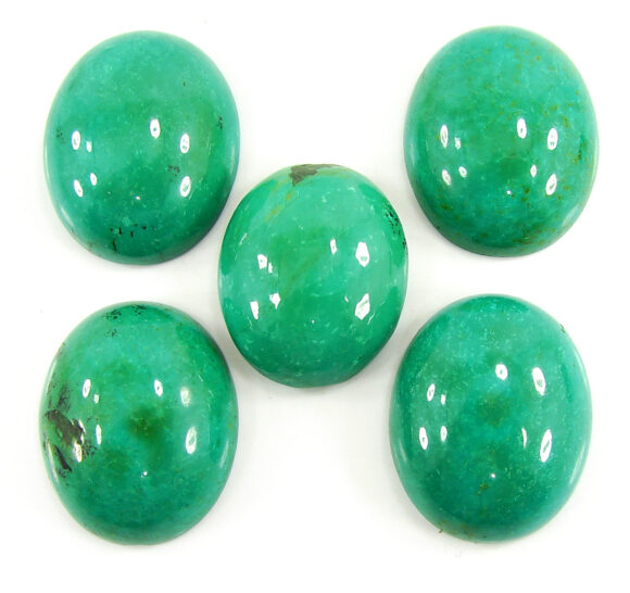 179.65 Ct Natural Tibet Turquoise Loose Gemstone Cabochon 5 Pcs Stone Lot - 19925