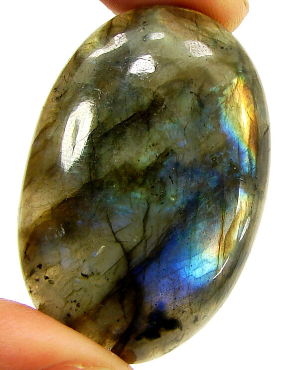 89.35 Ct Natural Labradorite Loose Gemstone Stone Cabochon Wire Wrap Stone - 22512