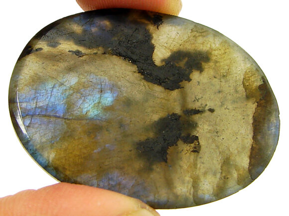 73.55 Ct Natural Labradorite Loose Gemstone Cabochon Stone Wire Wrap Stone - 22514 - Image 2