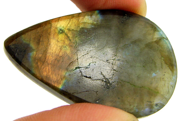 83.00 Ct Natural Blue Labradorite Loose Gemstone Cabochon Wire Wrap Stone - 22515 - Image 2