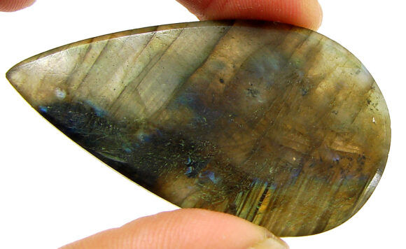 85.10 Ct Natural Blue Labradorite Loose Gemstone Cabochon Wire Wrap Stone - 22518 - Image 2