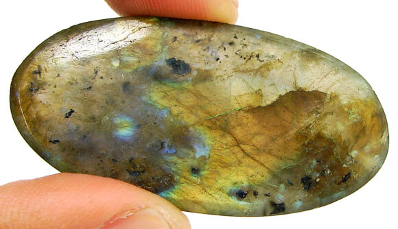 60.85 Ct Natural Gray Labradorite Loose Gemstone Cabochon Wire Wrap Stone - 22524 - Image 2