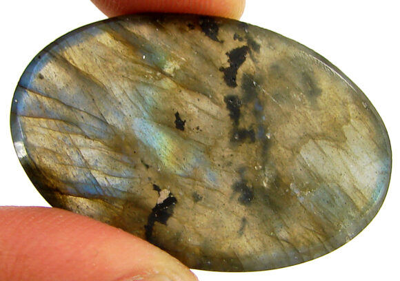 48.80 Ct Natural Gray Labradorite Loose Gemstone Cabochon Wire Wrap Stone - 22541 - Image 2