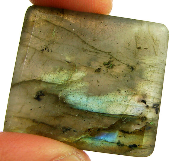 59.30 Ct Natural Gray Labradorite Loose Gemstone Cabochon Wire Wrap Stone - 22542 - Image 2