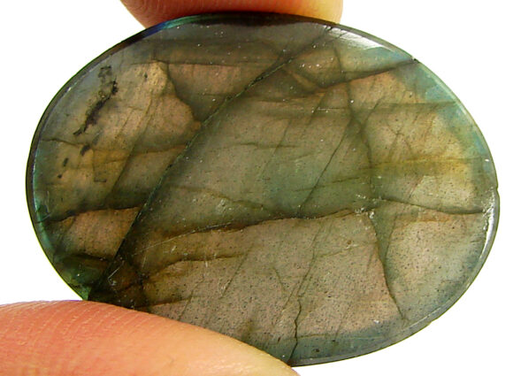 45.80 Ct Natural Gray Labradorite Loose Gemstone Cabochon Wire Wrap Stone - 22544 - Image 2