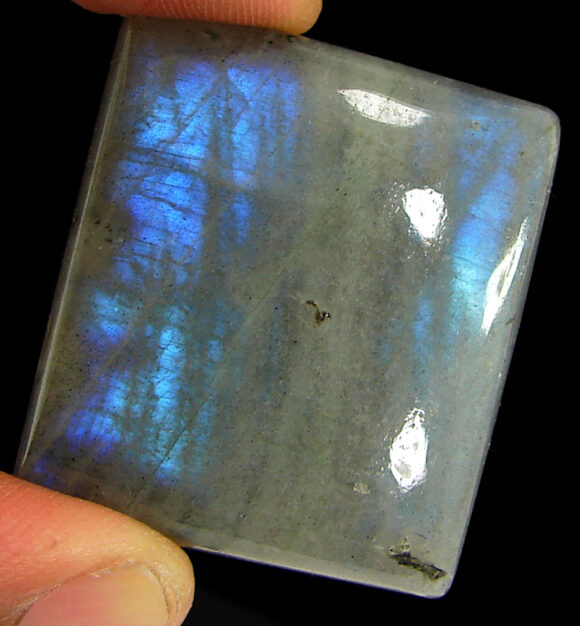 88.05 Ct Natural Blue Labradorite Loose Gemstone Cabochon Wire Wrap Stone - 22561