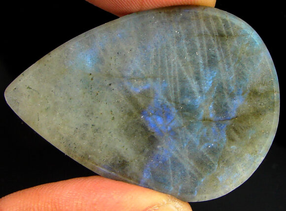 90.50 Ct Natural Blue Labradorite Loose Gemstone Cabochon Wire Wrap Stone - 22568 - Image 2