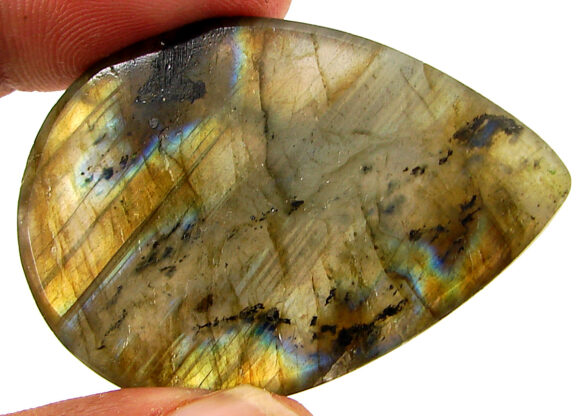 99.80 Ct Natural Gray Labradorite Loose Gemstone Cabochon Wire Wrap Stone - 22575 - Image 2