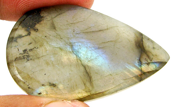 76.40 Ct Natural Gray Labradorite Loose Gemstone Cabochon Wire Wrap Stone - 22597 - Image 2