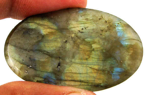 94.35 Ct Natural Blue Labradorite Loose Gemstone Cabochon Wire Wrap Stone - 22612 - Image 2