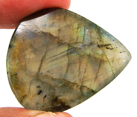 68.90 Ct Natural Gray Labradorite Loose Gemstone Cabochon Wire Wrap Stone - 22615 - Image 2