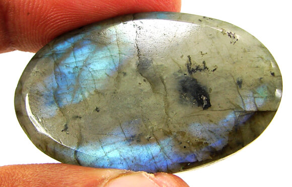 89.30 Ct Natural Blue Labradorite Loose Gemstone Cabochon Wire Wrap Stone - 22620 - Image 2