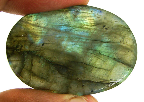 70.25 Ct Natural Gray Labradorite Loose Gemstone Cabochon Wire Wrap Stone - 22626 - Image 2