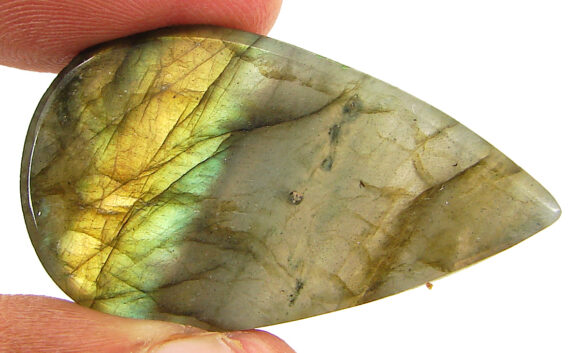 59.45 Ct Natural Gray Labradorite Loose Gemstone Cabochon Wire Wrap Stone - 22634 - Image 2
