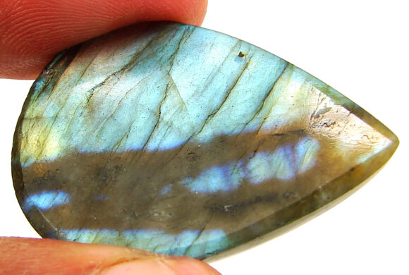 52.05 Ct Natural Blue Labradorite Loose Gemstone Cabochon Wire Wrap Stone - 22639 - Image 2