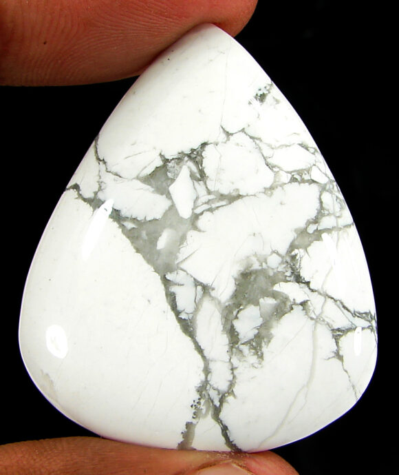 67.80 Ct Natural Fine Howlite Loose Gemstone Cabochon Wire Wrap Stone - 22716