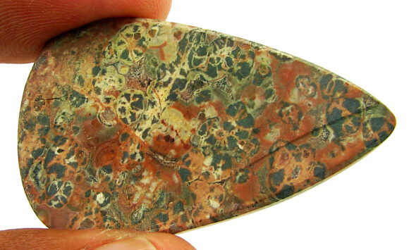 46.15 Ct Natural Leopard Skin Jasper Loose Gemstone Cabochon Wire Wrap - 22886 - Image 2