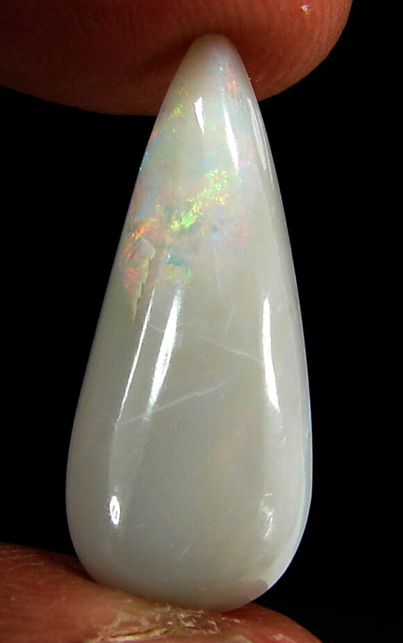 5.70 Ct Natural White Opal Loose Gemstone Cabochon Stone Wire Wrap Stone - 1292