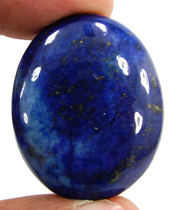 78.40 Ct Natural Lapis Lazuli Loose Gemstone Cabochon Cab Wire Wrap Stone - 1542
