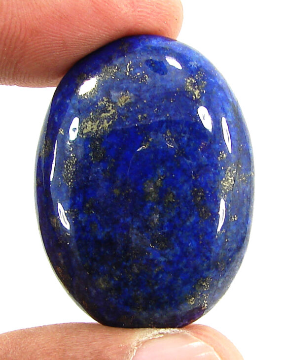 62.50 Ct Natural Lapis Lazuli Loose Gemstone Cabochon Cab Wire Wrap Stone - 1545