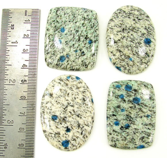 277.30 Ct Natural K2 Jasper Loose Gemstone 42-47 mm Cabochon 4 Pcs Lot - 1624 - Image 2