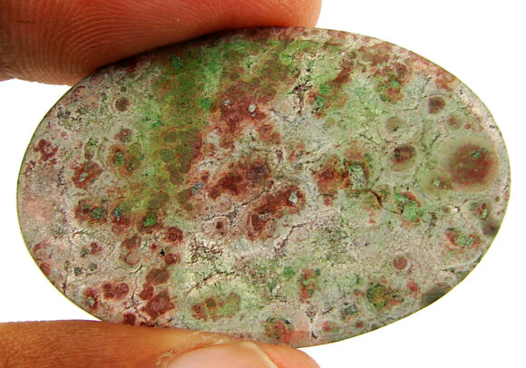 34.85 Ct Natural Leopard Skin Jasper Loose Gemstone Cabochon Wire Wrap - 22908 - Image 2