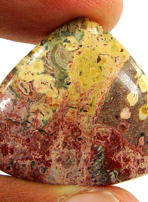 28.90 Ct Natural Leopard Skin Jasper Loose Gemstone Cabochon Wire Wrap - 22919