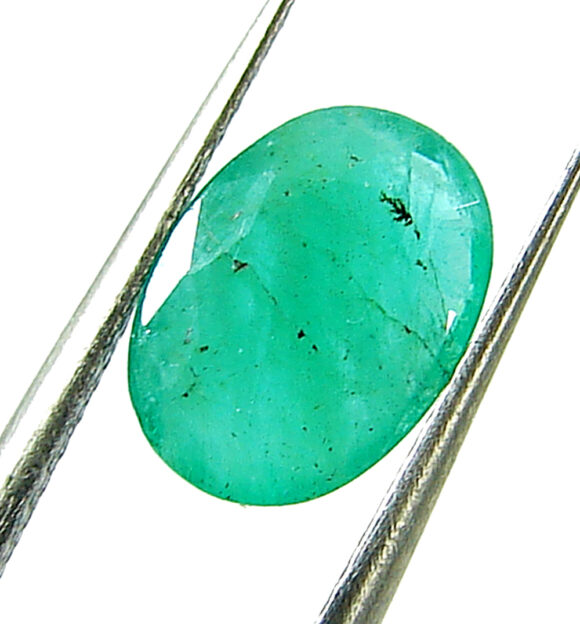1.32 Ct Natural Green Emerald Loose Gemstone Stone Oval Cut Top Quality Stone - 1346