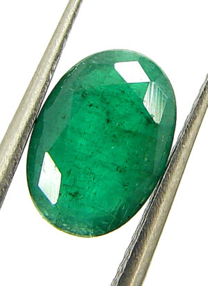 1.58 Ct Natural Green Emerald Loose Gemstone Stone Oval Cut Top Quality Stone - 1347